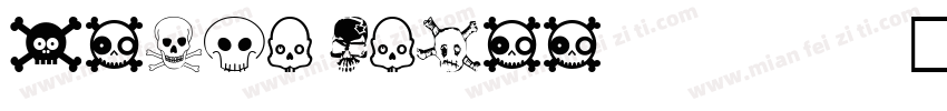 Black skull字体转换